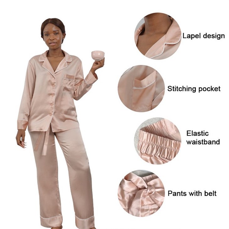 Ladies Silk Pajamas